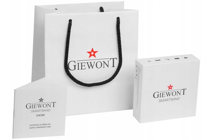 SPORTOWY SMARTBAND GIEWONT GW200 Fit&GO Duo KROKI SMS SPORT ALERT PULS