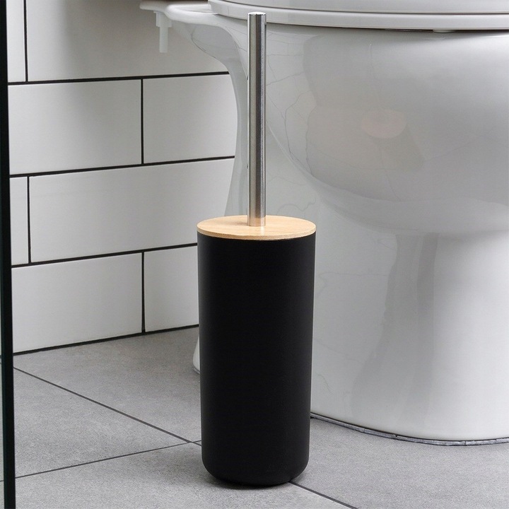 Zestaw ŁAZIENKOWY kubek szczotka WC kosz na śmieci dozownik mydła podstawka