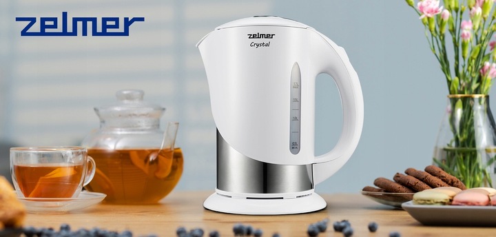 Czajnik elektryczny Zelmer ZCK7630W 2200 W 1,7 l biały
