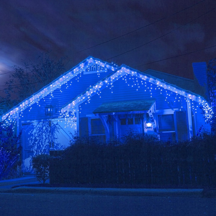 KURTYNA SOPLE 500 LED ZEWNĘTRZN BIAŁY CIEPŁY FLASH