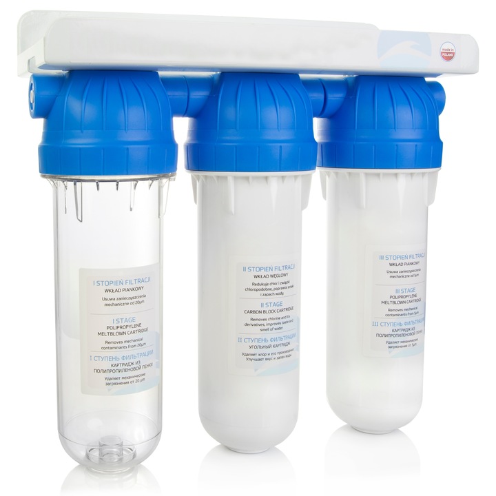 Zestaw podzlewozmywakowy trzystopniowy system filtracji Aqua FS3 Emi USTM
