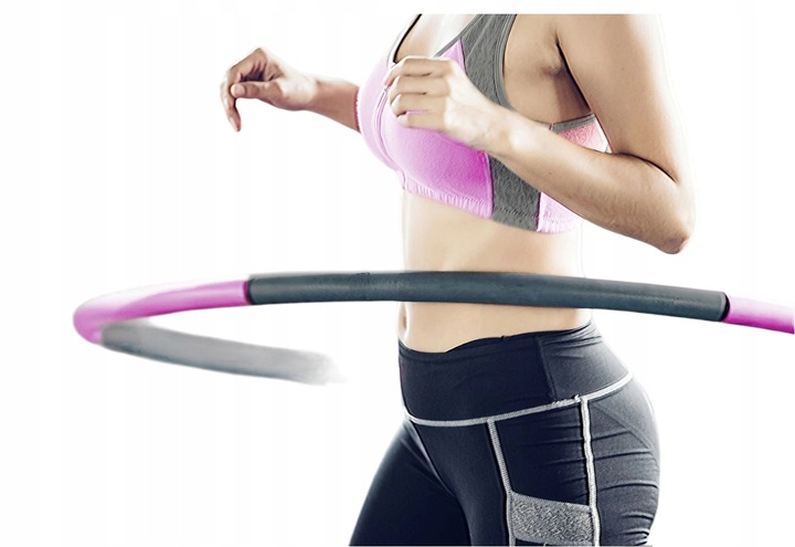 HULAHOP ODCHUDZAJĄCE SKŁADANE Z WYPUSTKAMI PIANKA