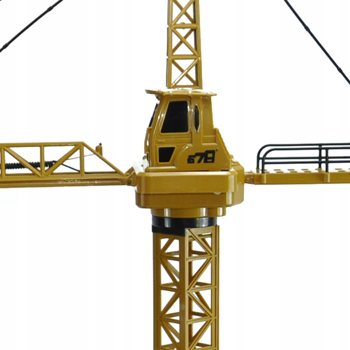 DŹWIG RC DLA DZIECI ŻURAW BUDOWLANY STEROWANY 128cm OBROTOWY +KASK MATADI