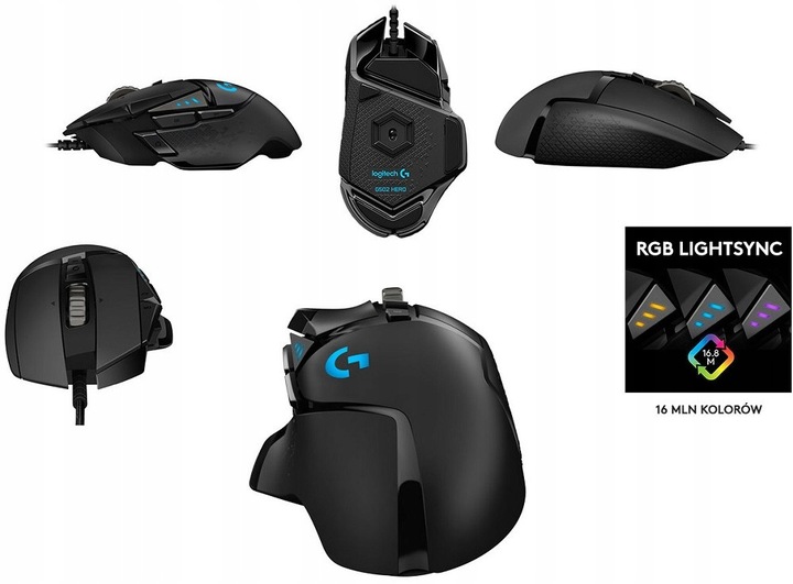 Mysz LOGITECH G502 Hero 25600 dpi