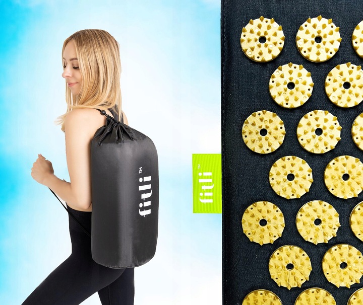 MATA ZDROWOTNA DO AKUPRESURY Z KOLCAMI + PODUSZKA