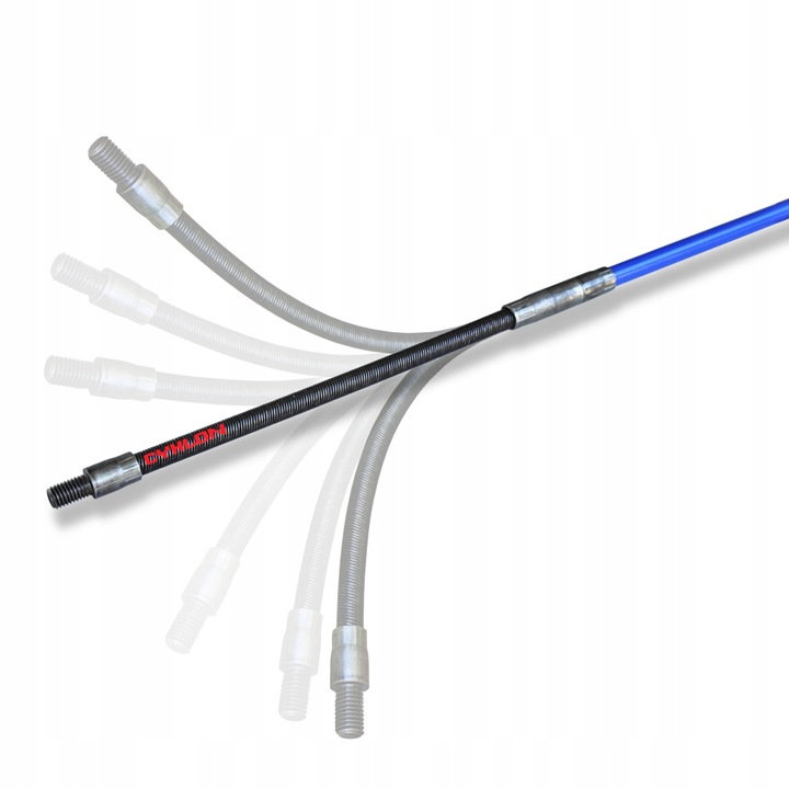 ZESTAW SZCZOTKA CYKLON 9m DO CZYSZCZENIA KOMINA 16 ŁAŃCUCHÓW GŁOWICE PILOT