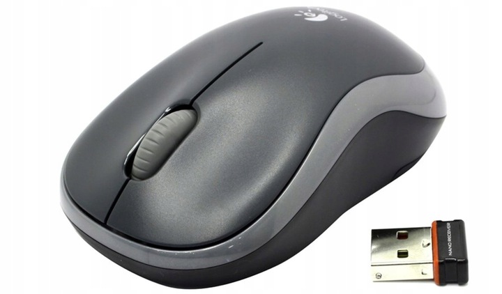 MYSZ BEZPRZEWODOWA LOGITECH M185 SZARA