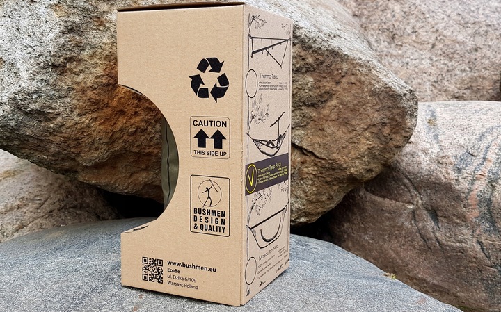 Płachta survivalowa Bushmen ThermoTarp 3x3m Tarp biwakowa do lasu IZOLOWANA