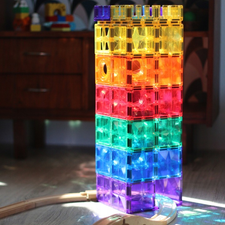 Klocki magnetyczne Inventive Pack Intense 110 Cleverclixx zestaw startowy