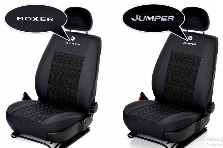 Pokrowce FIAT DUCATO PEUGEOT BOXER JUMPER od 2006+