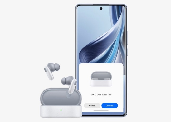 BIAŁE SŁUCHAWKI DOKANAŁOWE OPPO Enco Buds2 Pro Do Telefonów Bluetooth