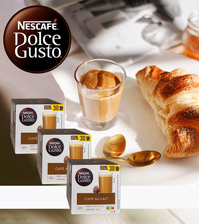 Nescafe Dolce Gusto Cafe au Lait 3 x 30 kapsułek