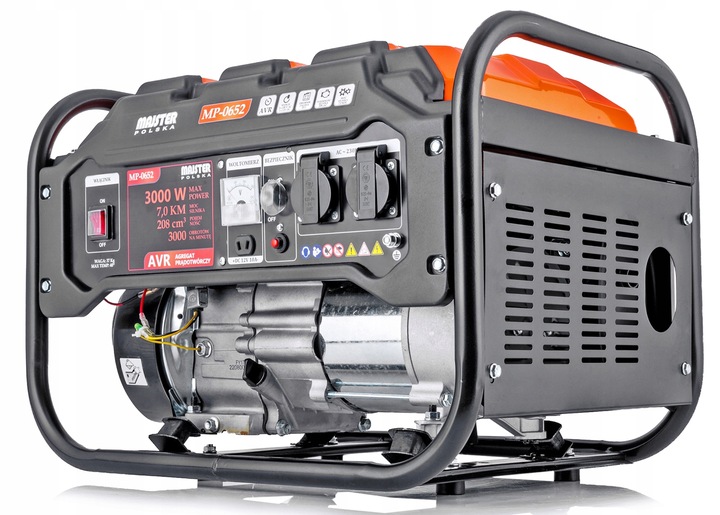 AGREGAT PRĄDOTWÓRCZY 3000W AVR GENERATOR 7KM+2x BRIGGS mp-0652 Majster