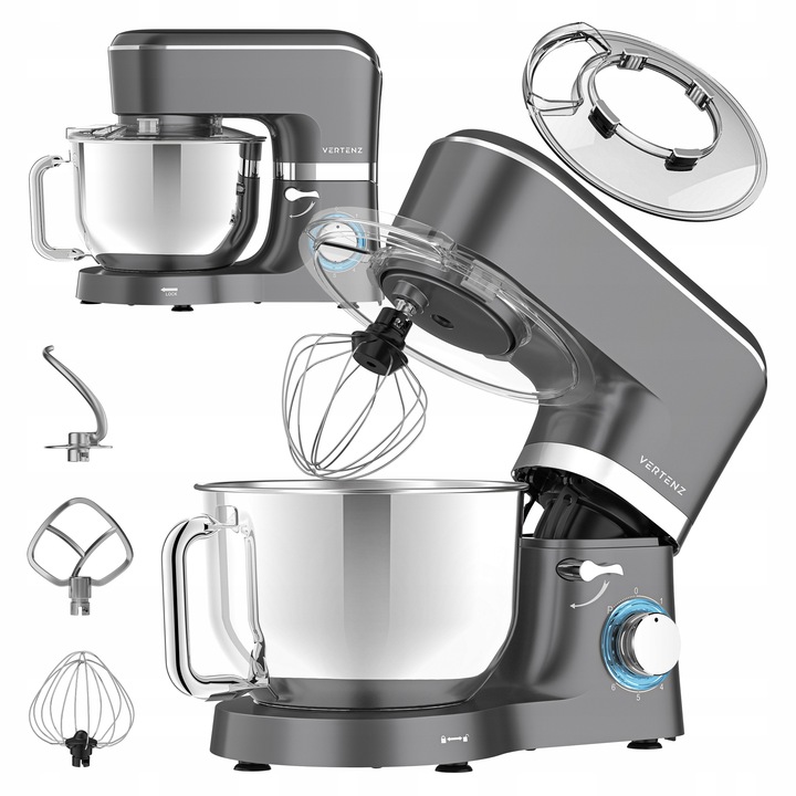 ROBOT KUCHENNY MIKSER PLANETARNY Vertenz MISA 5,5L MOC 1900W 4 końcówki
