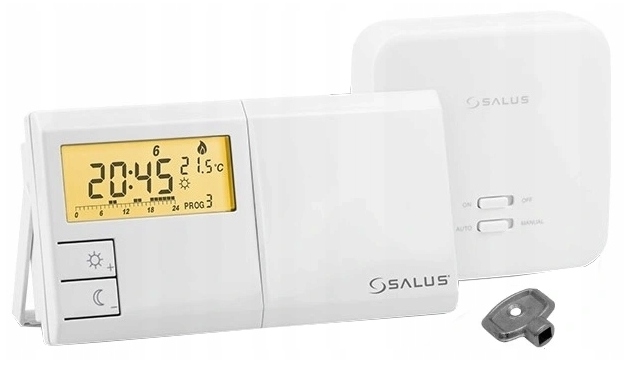 STEROWNIK REGULATOR POKOJOWY BEZPRZEWODOWY 091 FL/RF + KLUCZYK DO GRZEJNIKA