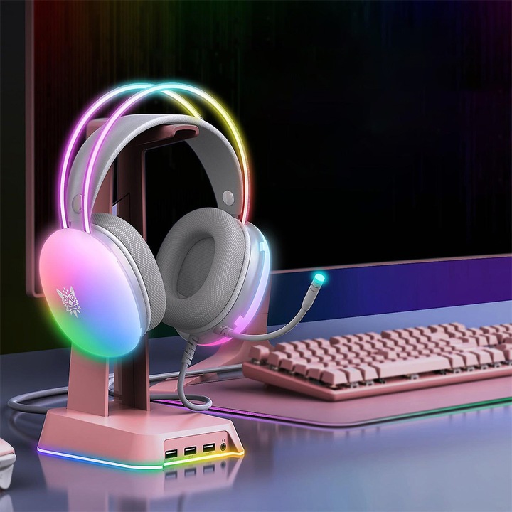 ONIKUMA X25 SŁUCHAWKI GAMINGOWE NAUSZNE PRZEWODOWE Z MIKROFONEM DO PC RGB