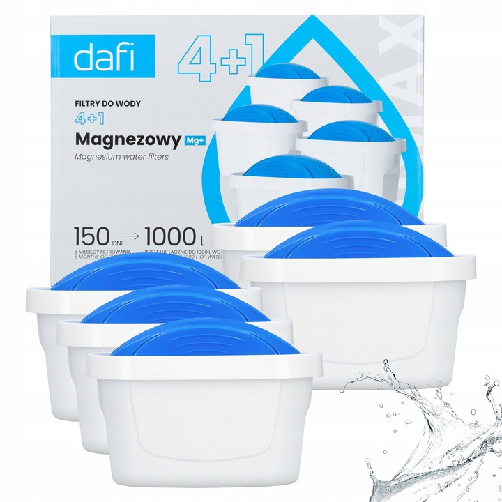 Filtr do wody Dafi Unimax z magnezem do dzbanka filtrującego Dafi Mila 5x