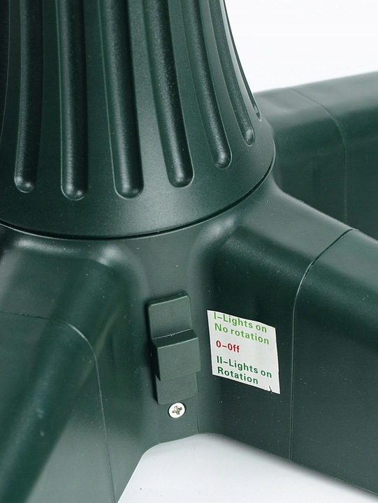 STOJAK POD CHOINKĘ SZTUCZNĄ OBROTOWY CHOINKOWY ZIELONY 360 STABILNY COIL