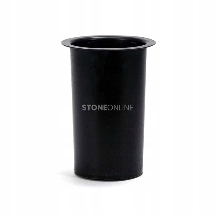 Elegancki WAZON z czarnego GRANITU WELEGANT10 na cmentarz StoneOnline