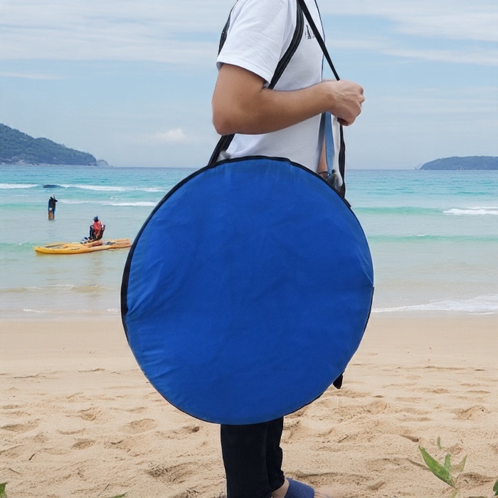 DUŻY NAMIOT PLAŻOWY SKŁADANY PRZENOŚNY PARAWAN SAMOROZKŁADAJĄCY DLA DZIECI