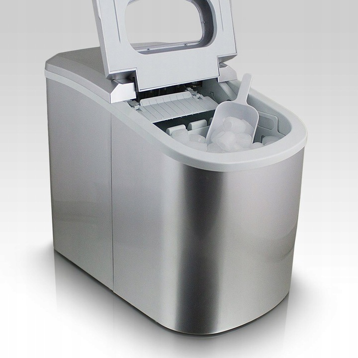 KOSTKARKA BAROWA DO ROBIENIA KOSTK LODU SREBRNA DO DOMU BARU WYDAJNA MASZYN