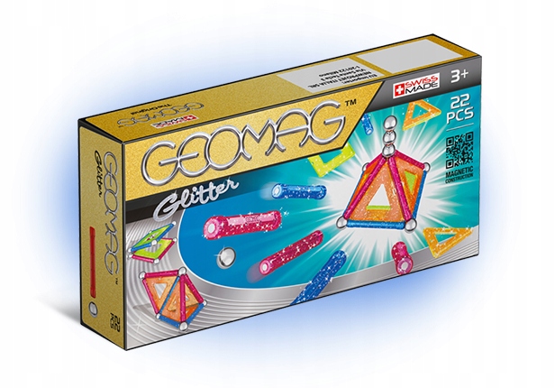 KLOCKI MAGNETYCZNE GEOMAG GLITTER 22 EL GEO-530