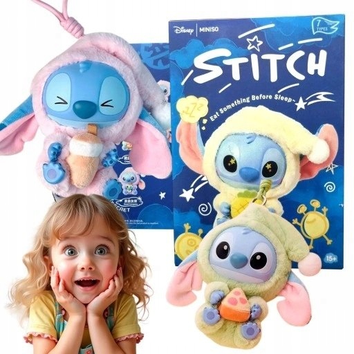 STITCH MASKOTKA INTERAKTYWNA BRELOK PLUSZOWA ZABAWKA DLA DZIECI NA PREZENT
