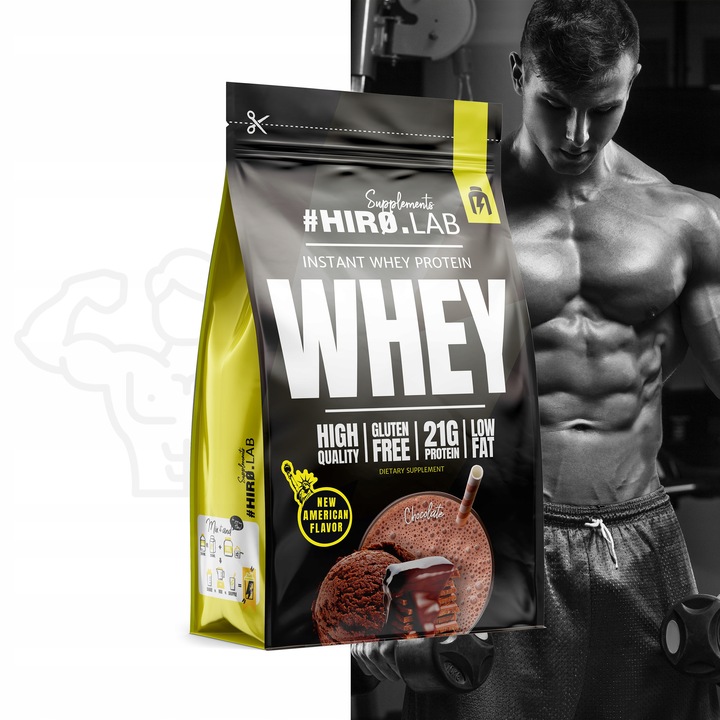 Białko koncentrat serwatkowe WPC 750 g Instant Whey Protein czekolada hiro