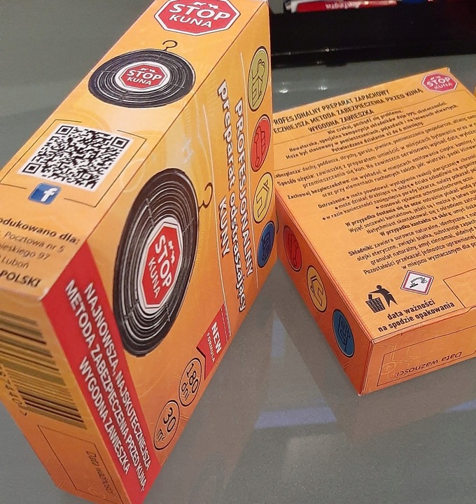 Nowość! KUNA STOP! Profesjonalny preparat NA KUNY!