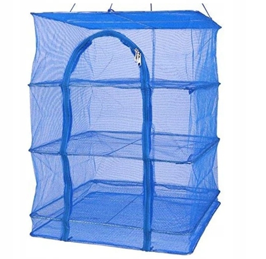 4 warstwowa Składana Siatka Nylonowa do Suszenia Ziol Grzybow Ryb Owoce