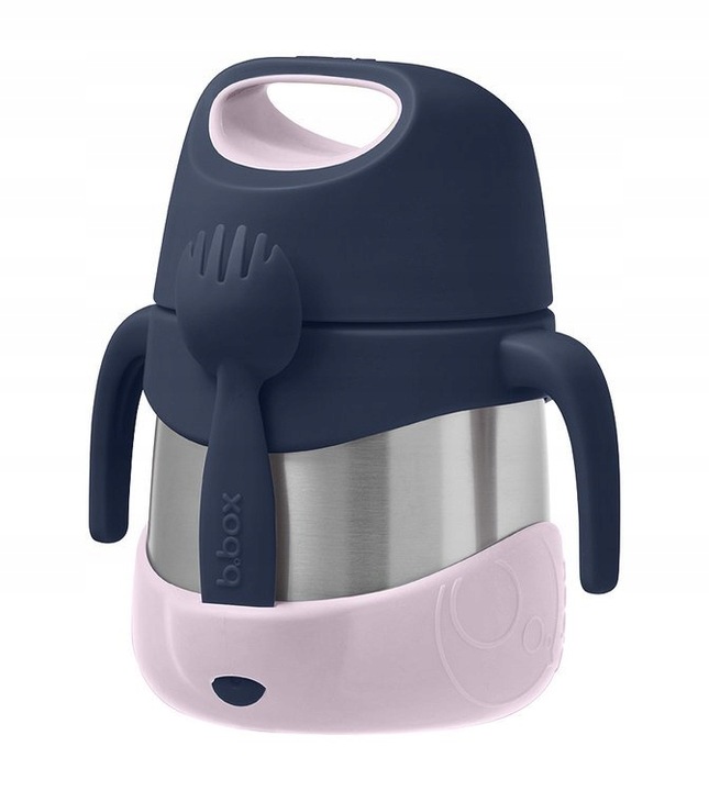 B.BOX Termos na jedzenie 335ml Lunch Obiadek Duży Indigo Rose 0.34L