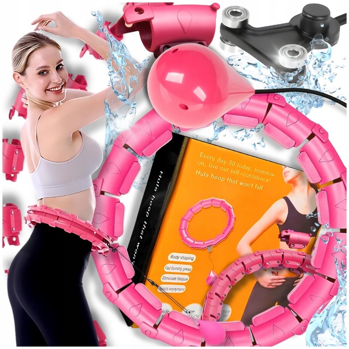 HULA HOP Z OBCIĄŻENIEM Odchudzające z Obciążnikiem Smart Wypustki HULAHOP