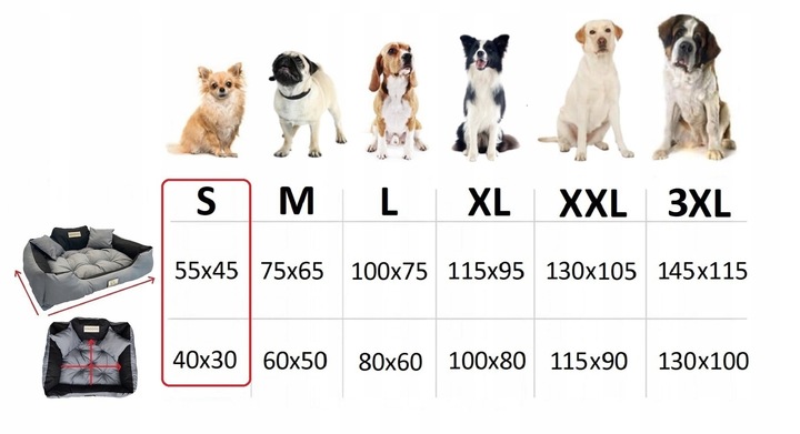 Legowisko dla Psa Kota Kanapa Kojec Z imieniem S 55x45 cm Różne kolory