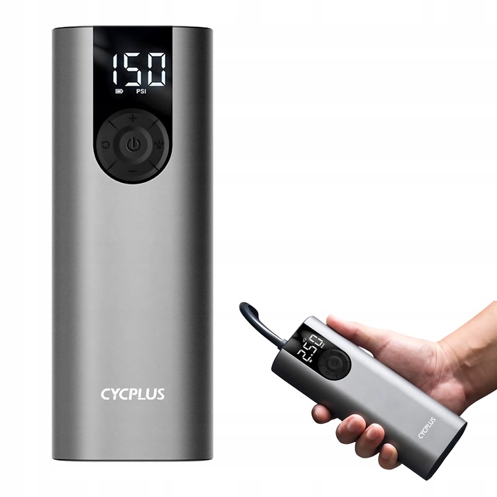 Cycplus Mocna Pompka Rowerowa Elektryczna Lekka Przenośna Bezprzewodowa