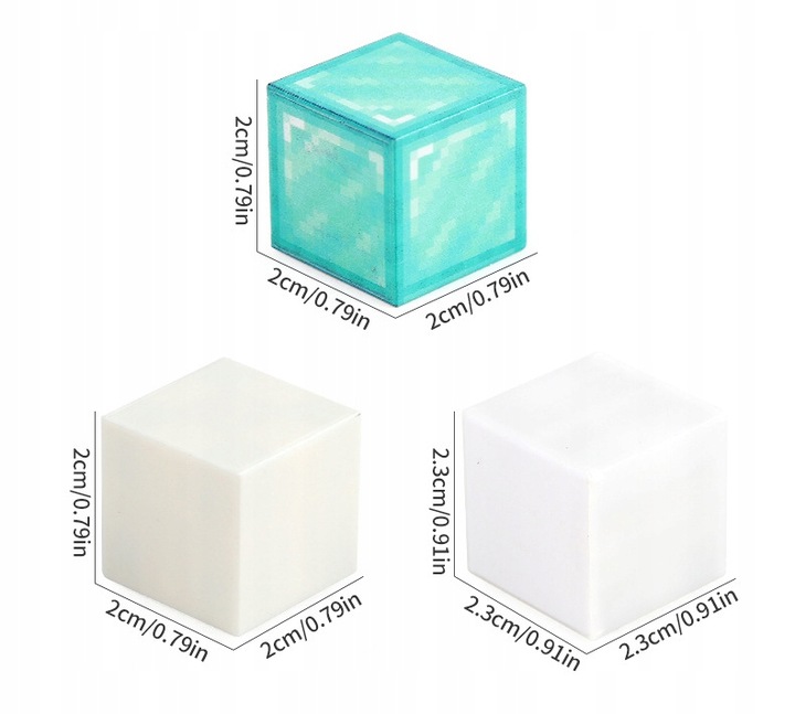 110 SZTUK MAGNETYCZNE PUZZLE Z KLOCKÓW MINECRAFT