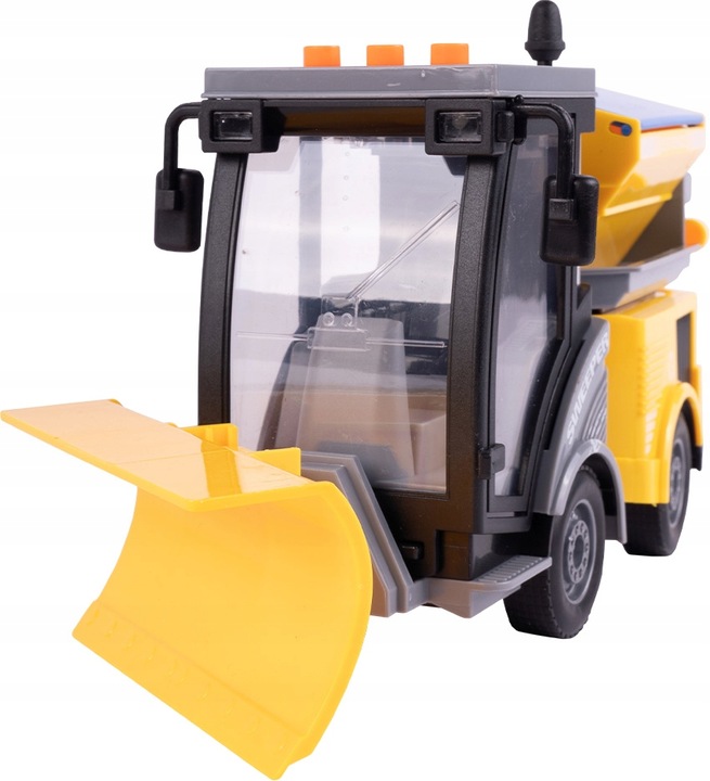 AUTO POJAZD ODŚNIEŻARKA DO ŚNIEGU SPYCHACZ ULICZNY LED DŹWIĘK NA BATERIE