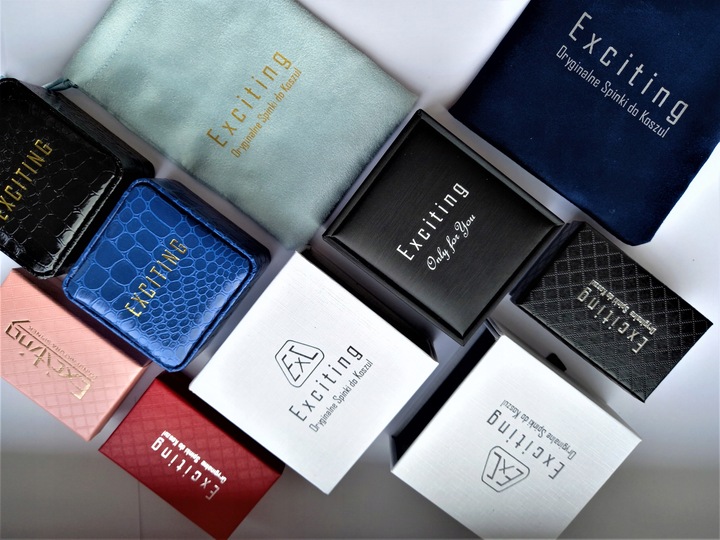 Srebrne spinki do mankietów Exciting z Perłą