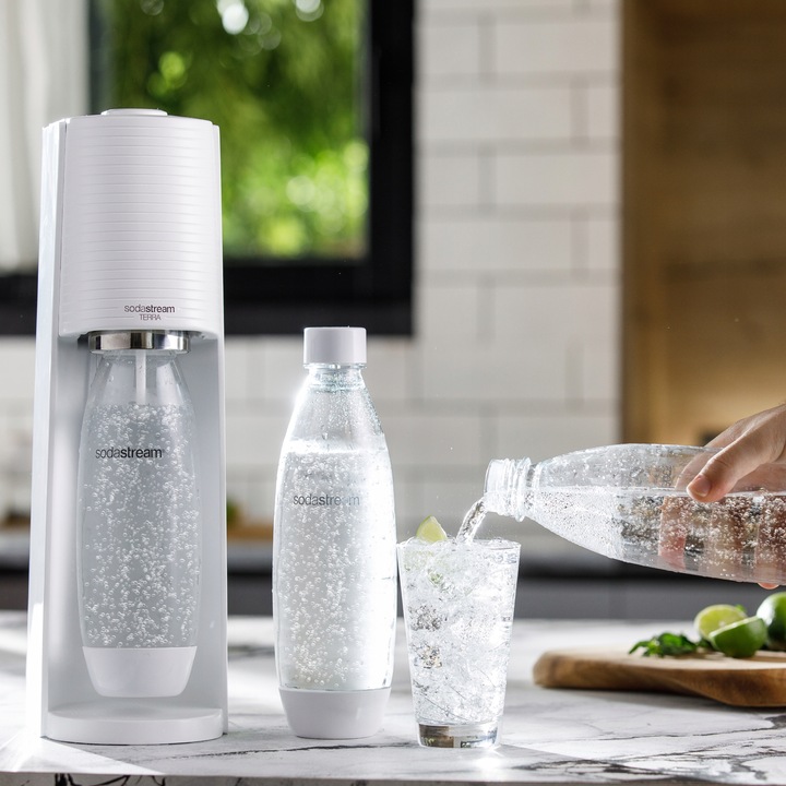 Butelki SodaStream FUSE 2x1L białe - do zmywarki