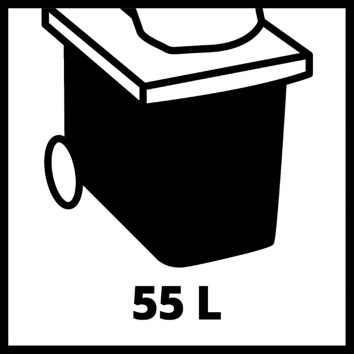 WYDAJNY ROZDRABNIACZ ELEKTRYCZNY RĘBAK DO GAŁĘZI EINHELL 2500W POJEMNIK 55L