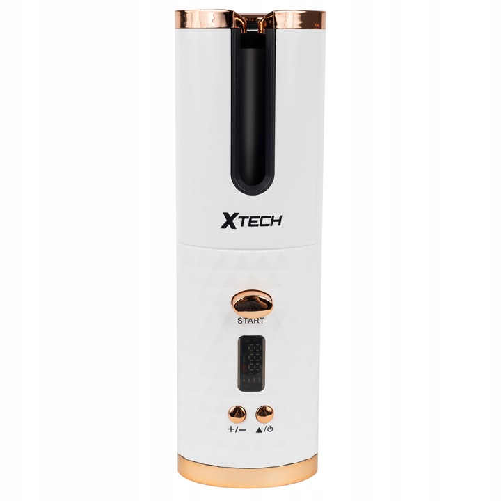LOKÓWKA DO WŁOSÓW AUTOMATYCZNA CERAMICZNA LCD CURL BIAŁA XTECH