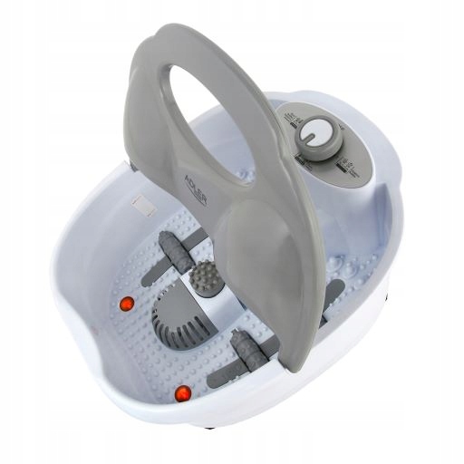 MASAŻER DO STÓP WODNY HYDROMASAŻER DO NÓG PODCZERWIEŃ 4 ROLKI 3 NASADKI