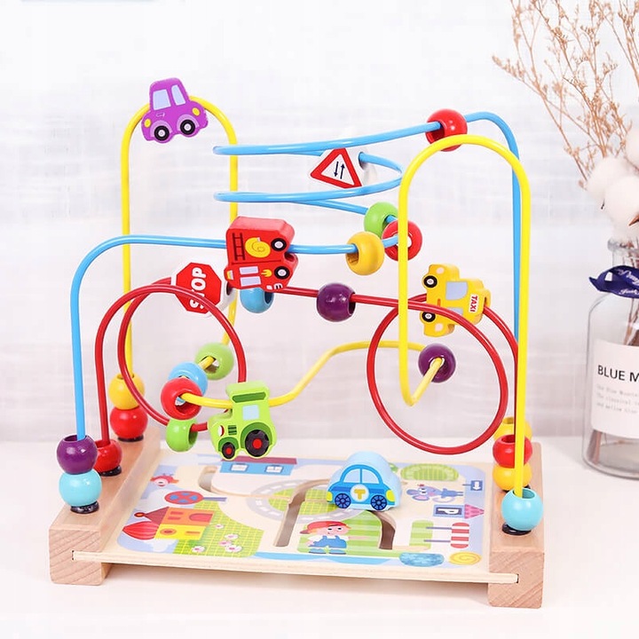 Zabawka edukacyjna układanka labirynt