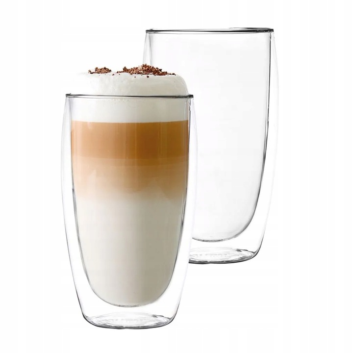 Szklanki termiczne do kawy latte wysokie Altom Design Andrea 380ml 2 sztuki