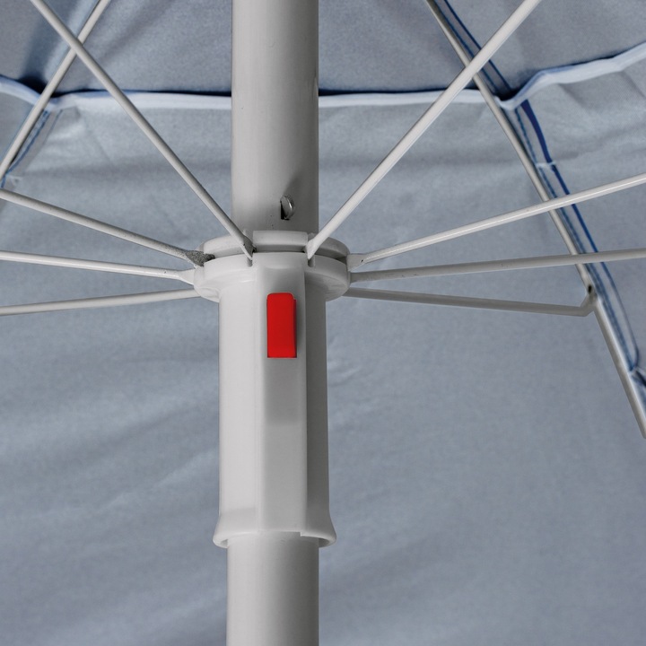 PARASOL PLAŻOWY Łamany REGULOWANY na BALKON Ogród Tadar Niebieski 200 cm