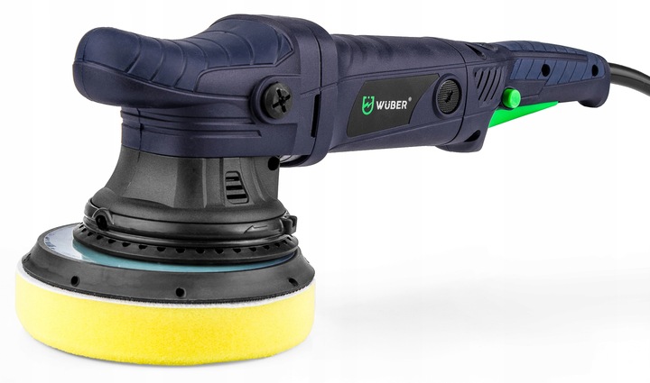 POLERKA SAMOCHODOWA 1500W MIMOŚRODOWA Z REGULACJĄ OSCYLACYJNA + GĄBKI +PADY