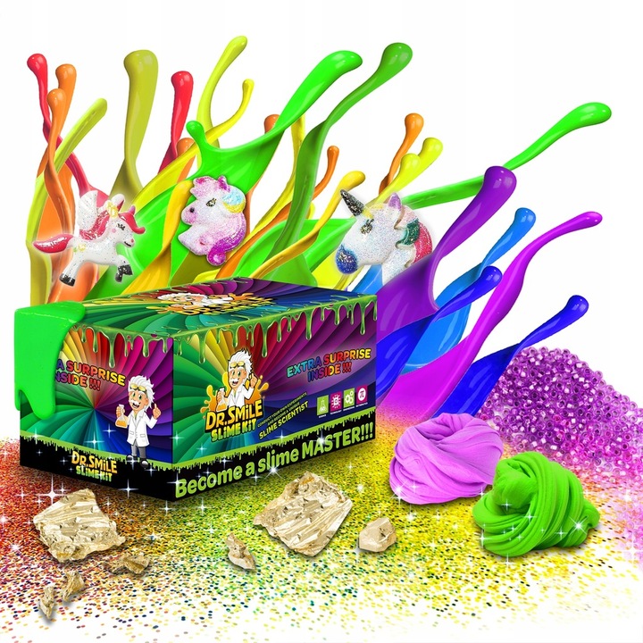 Dr Smile Duży Zestaw do SLIME glut 65w1 Największy