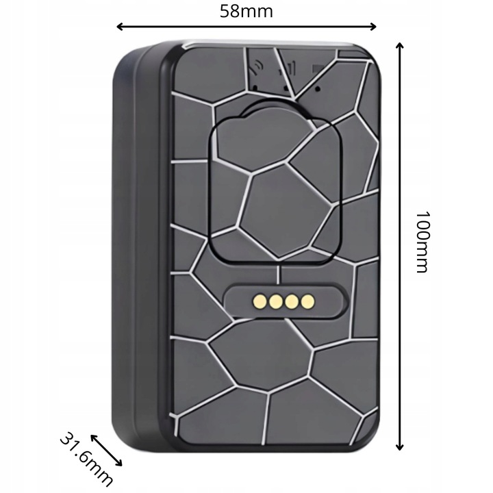 LOKALIZATOR GPS 4G MINI DO POJAZDU ROWERU AUTA MAGNES TRACKER G50L 10000mAh