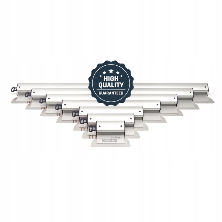 COMENSAL Szpachla aluminiowa do gładzi z wymiennym ostrzem 60 cm