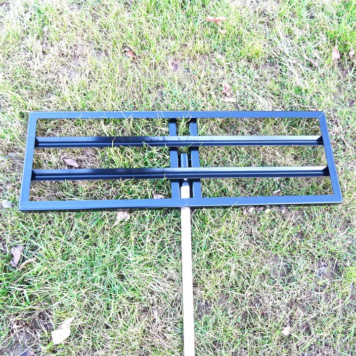 RĘCZNY NIWELATOR TERENU GRABIE levelawn Level Rake 90 x 30 cm SOLIDNY