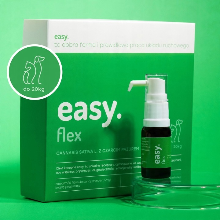 Olejek konopny CBD 300mg dla psa i kota NA STAWY